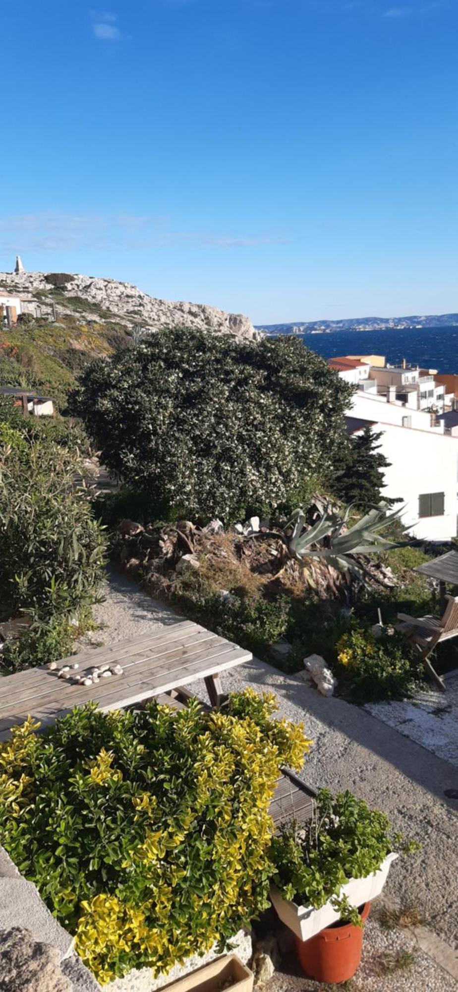 Cabanon Vue Mer Et Calanques Les Goudes Марсель Экстерьер фото