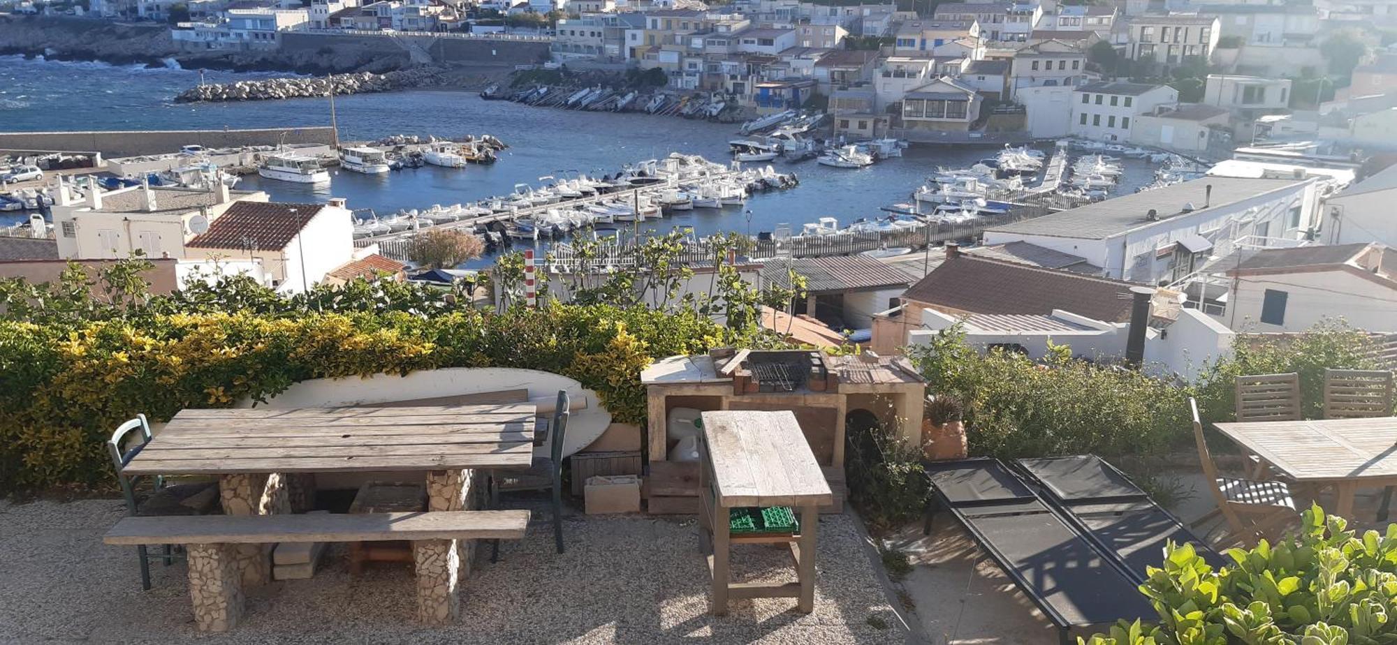 Cabanon Vue Mer Et Calanques Les Goudes Марсель Экстерьер фото